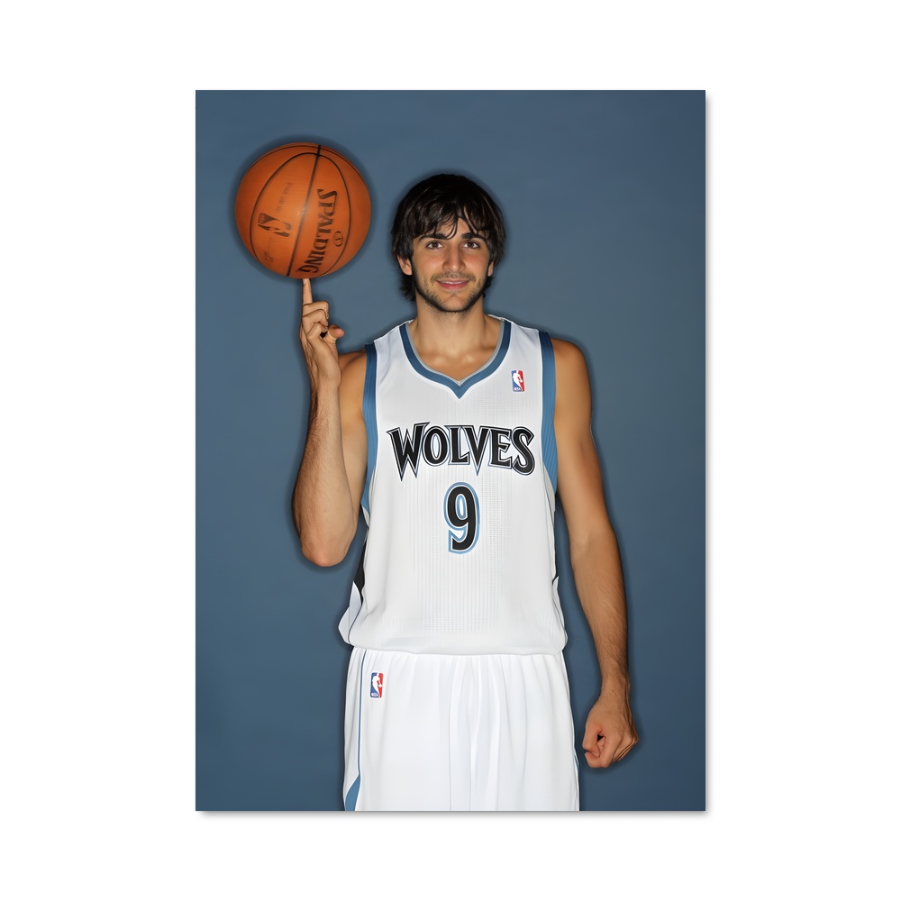 Poster Ricky rubio aspirants – affiche Basketball